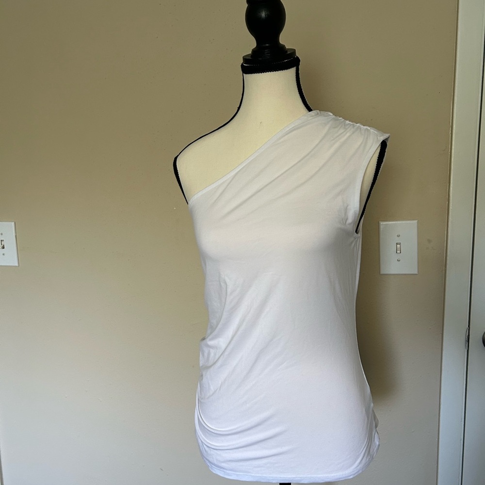 a new day White One-Shoulder Blouse